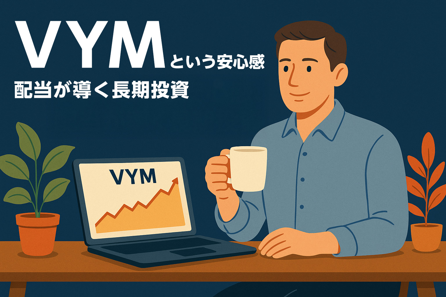 VYMという安心感。配当が導く長期投資